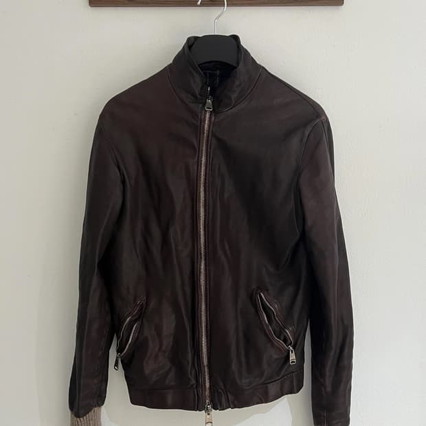 조르지오 브라토 레더 자켓