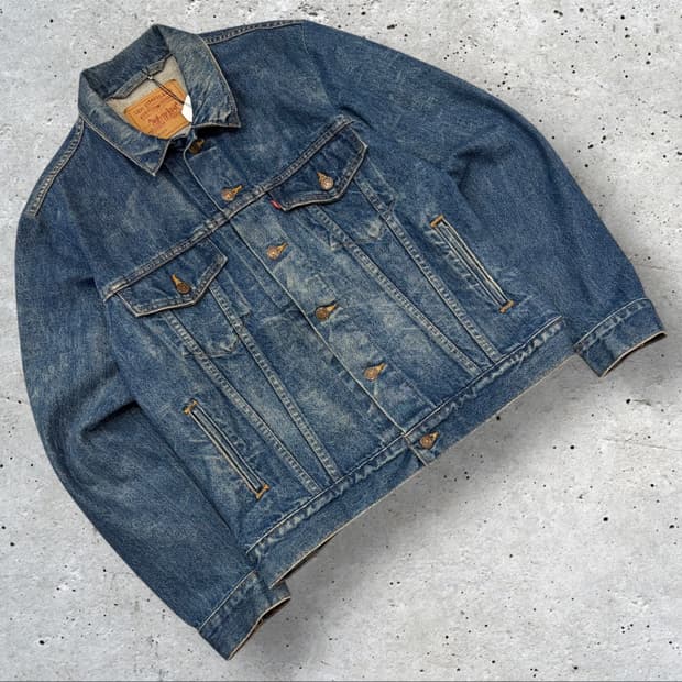 [40] 90s 리바이스 USA 데님 트러커 자켓 청자켓 B858
