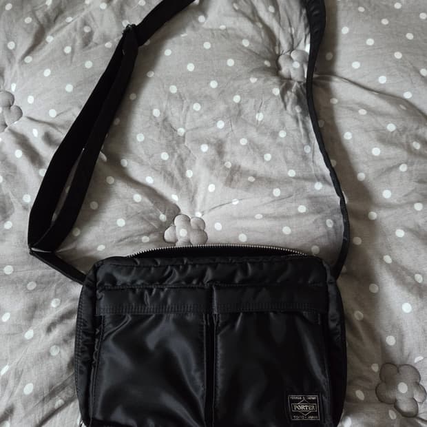 S급)요시다 포터 탱커 숄더백 S 블랙(양품)