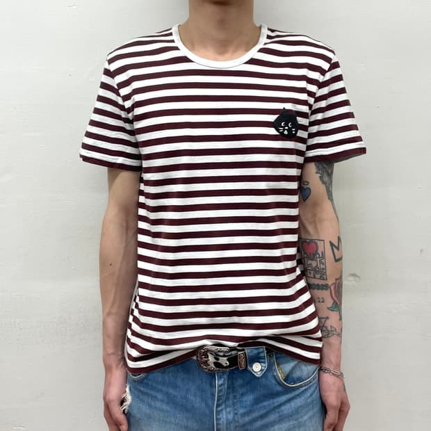 ne-net brown striped cat T-shirt