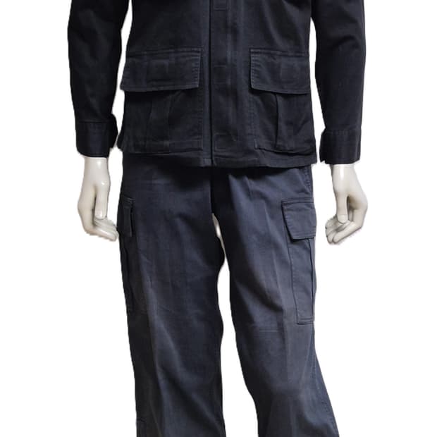 육군 구형 90녀대 707 중사 흑복 전투복 세트 (M)