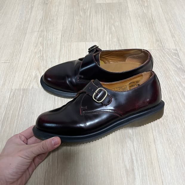 (240) 닥터마틴 Dr.martens LORNE 론 몽크 슈즈 버건디