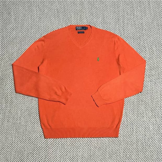 [M] Polo 폴로 랄프로렌 코튼 브이넥 니트