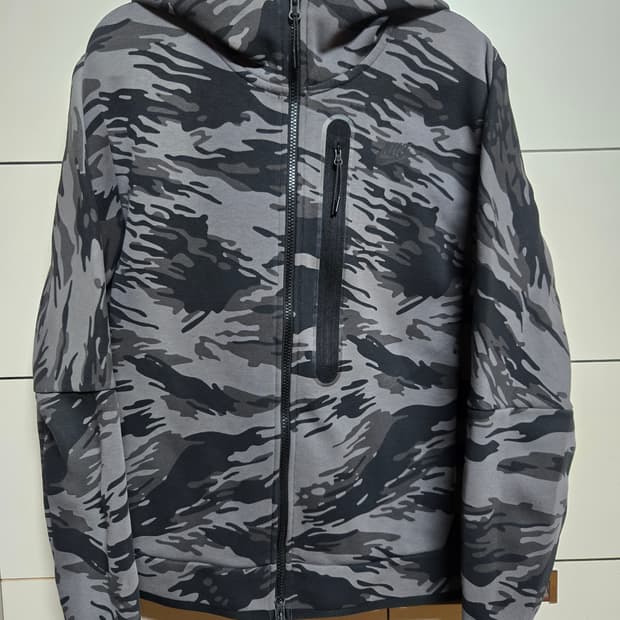 나이키 카모 테크 플리스 풀집 후디(100사이즈)