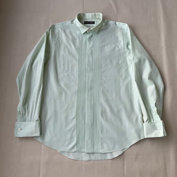 이세이 미야케 핀턱 디테일 드레스 셔츠