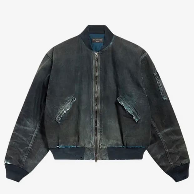 [S] 발렌시아가 25ss 봄버 자켓 블루