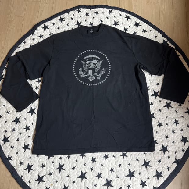 칸예 돈다 머천다이즈 presidential seal 레이어드 롱슬리브