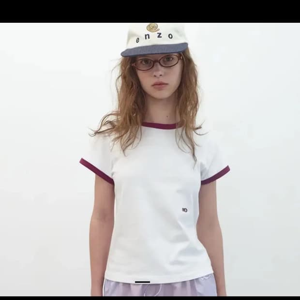 엔조블루스 링거티셔츠