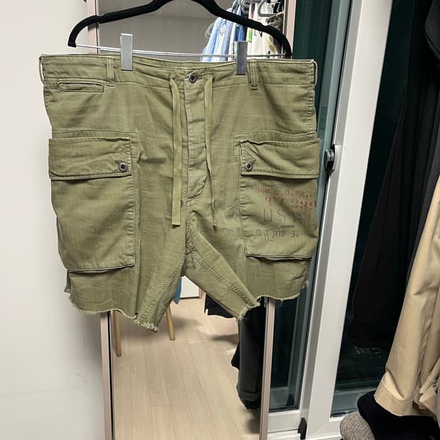 폴로랄프로렌 카키 카고 반바지 38사이즈