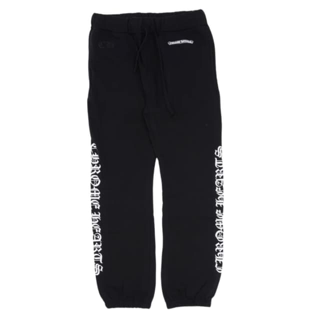 크롬하츠 / 스크롤 라벨 로고 스웻팬츠 / 2XL