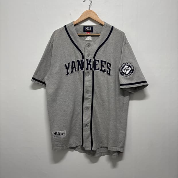 MLB 뉴욕 양키스 코튼 베이스볼 져지