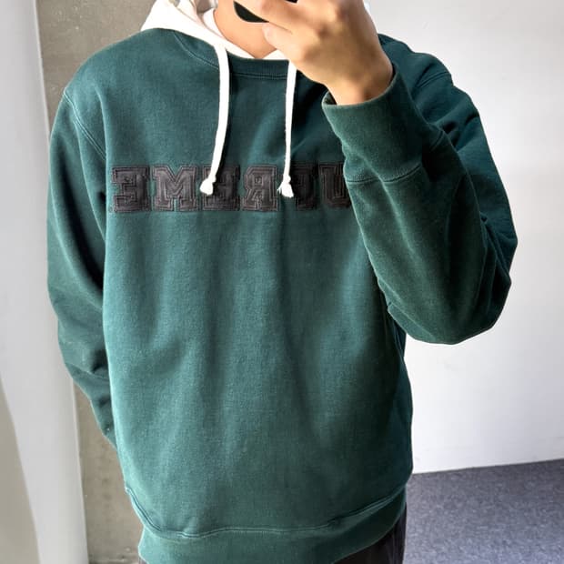 슈프림 14AW 후디드 크루넥