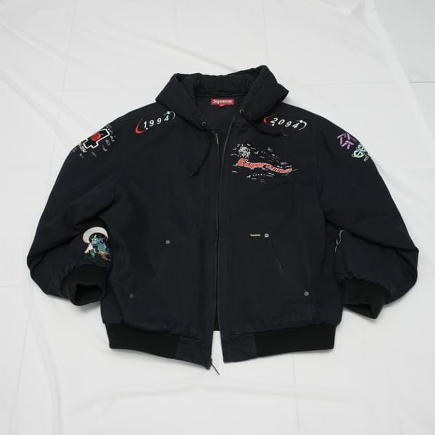 [L] 슈프림 아오이 워크 자켓 블랙