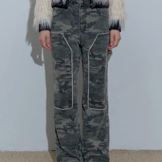 스컬프터 레이스 카모 팬츠 M