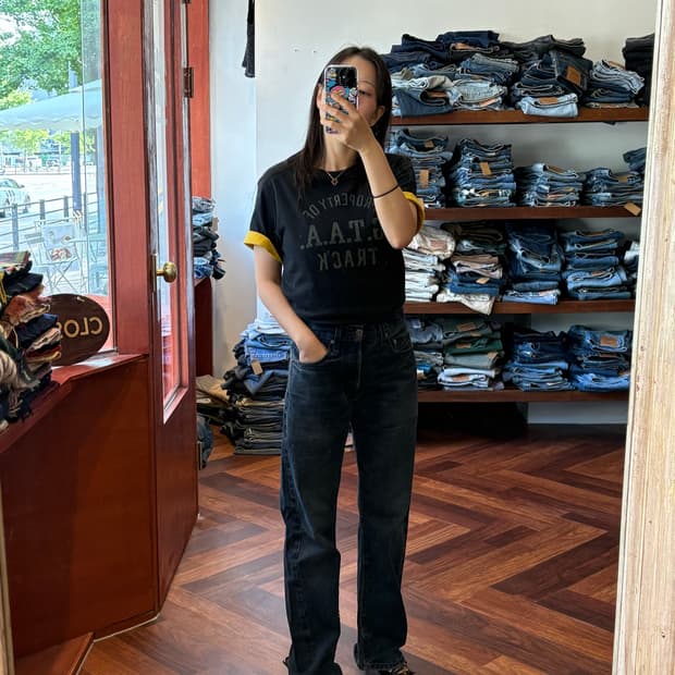 Levis 진네이비 흑청