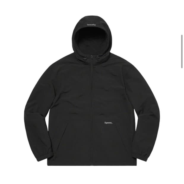 (Supreme) 슈프림 리플렉티브 후드 집업 블랙