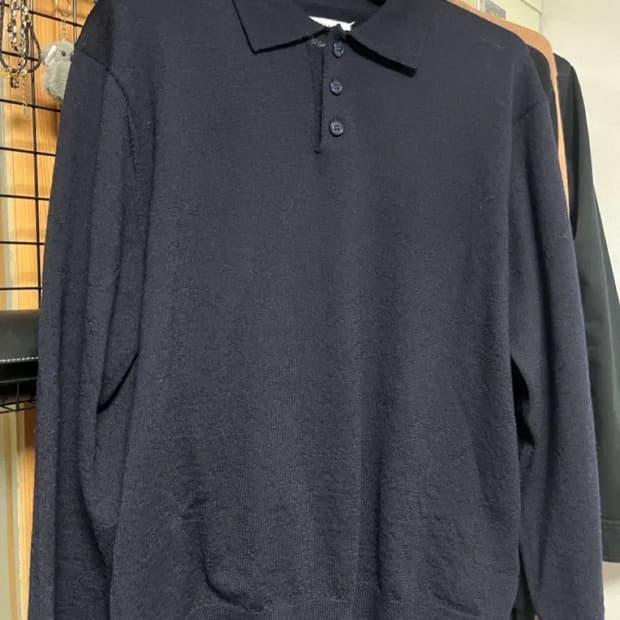 마르지엘라 엘보우패치 카라니트 다크네이비