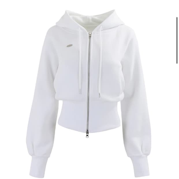 킴즈서울 후드집업 화이트