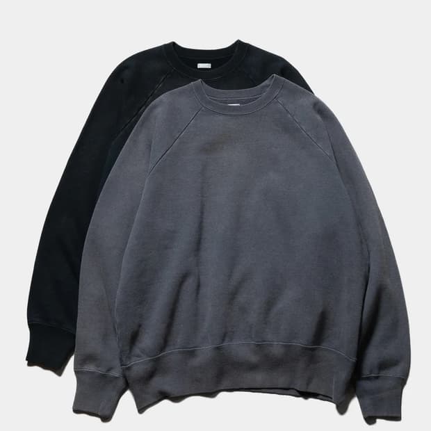 [2]아프레쎄 25aw vintage sweatshirt 차콜그레이