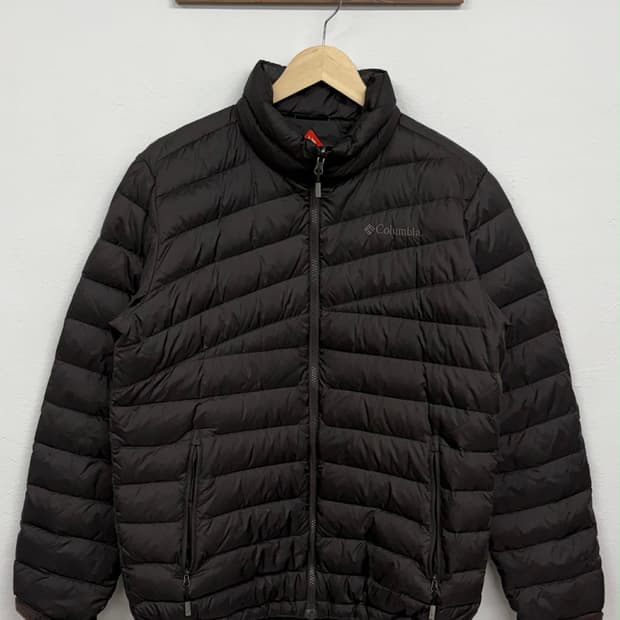 [L] 컬럼비아 모카 브라운 덕다운 자켓