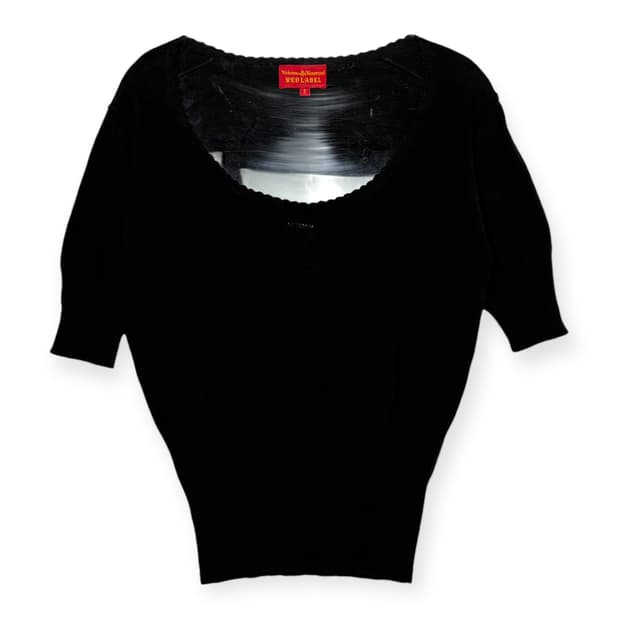 비비안웨스트우드 오브 반팔 니트 티셔츠