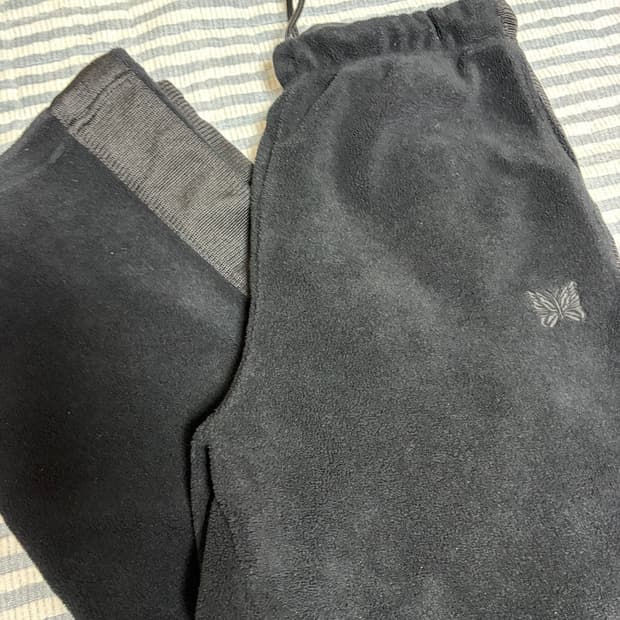 유니클로 x 니들스 후리스팬츠 m사이즈 짧은 기장