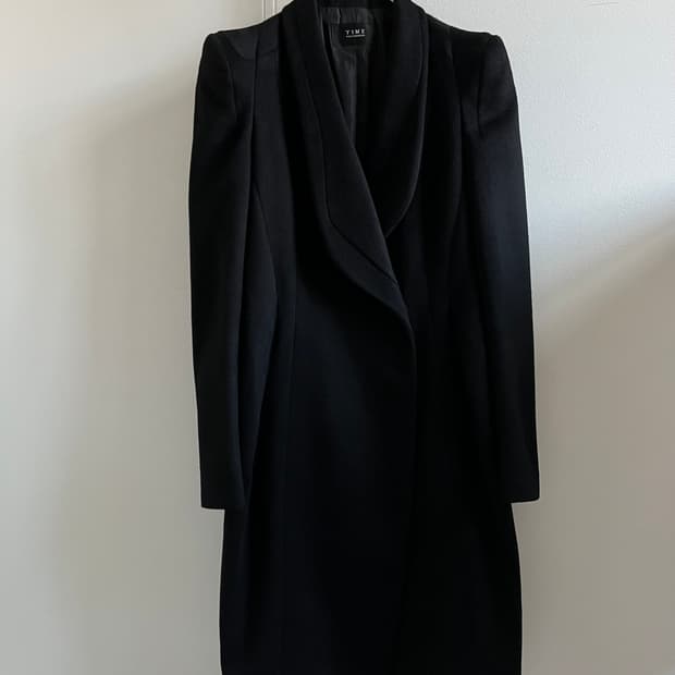 한섬 타임 캐시미어 100% 코트