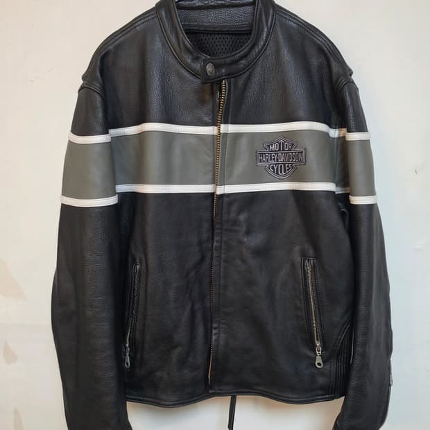 할리데이비슨 리얼 가죽 자켓 L 