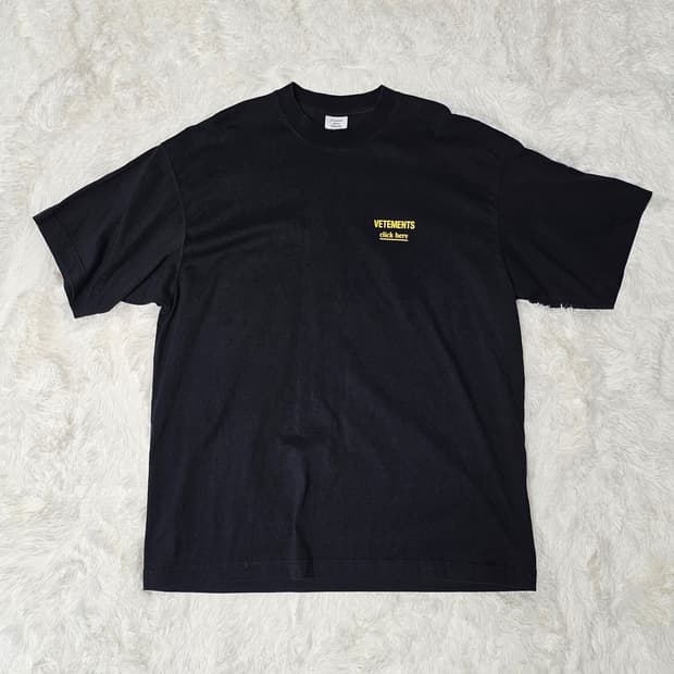 베트멍 체스트 로고 프린팅 반팔 티셔츠 M