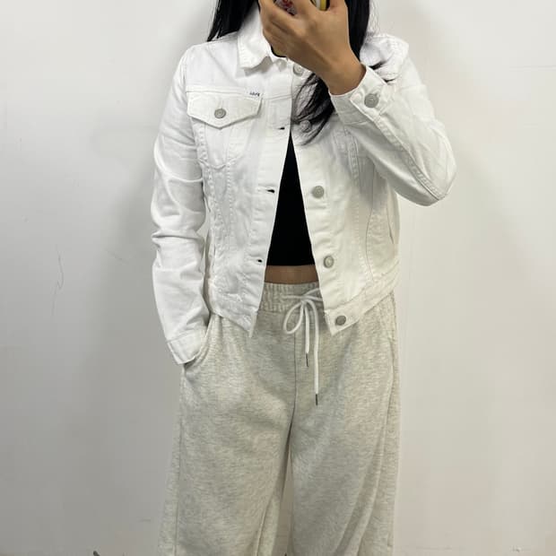 폴로 화이트 트러커 자켓[948]