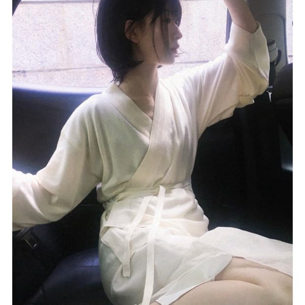 [새상품]한땀한땀 여울 저고리 상아S