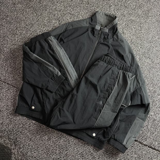 아디다스 블랙 파이핑 트랙 자켓, 팬츠 셋업 3748