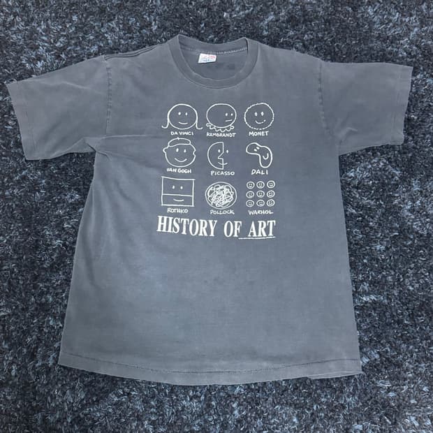 1991년도 HISTORY OF ART t-shirt