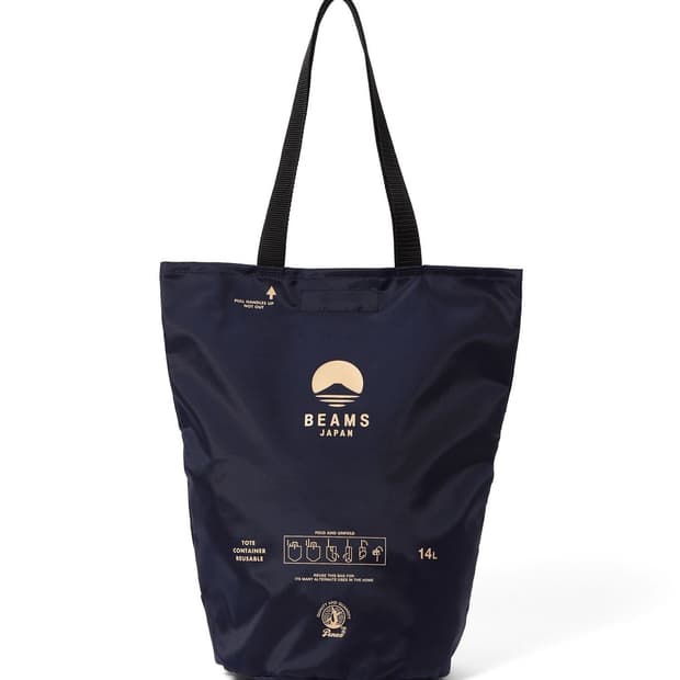 새상품) Penco x BEAMS JAPAN 한정판 접이식 숄더백 토트백