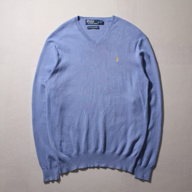 Polo 폴로 랄프로렌 레몬포니 브이넥 니트