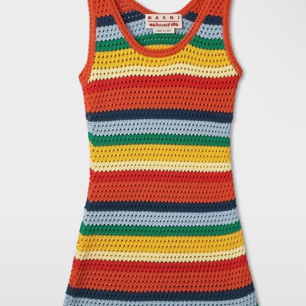 마르니 슬리브리스 니트 원피스 38