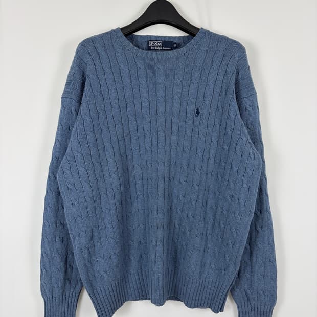 a197) 폴로랄프로렌 포니 케이블니트