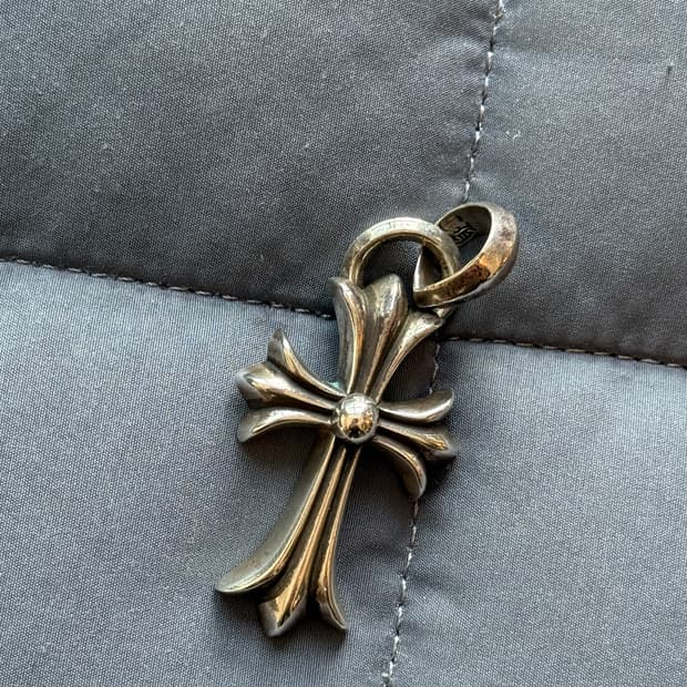 크롬하츠 ch 크로스+페이퍼체인 목걸이