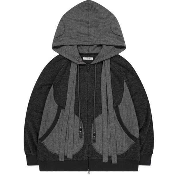 코이세이오 이어머프 후드집업 차콜