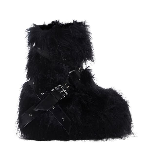 돌스킬 퍼 부츠