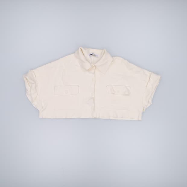 S 자라 여성 크롭 니트 0219H1