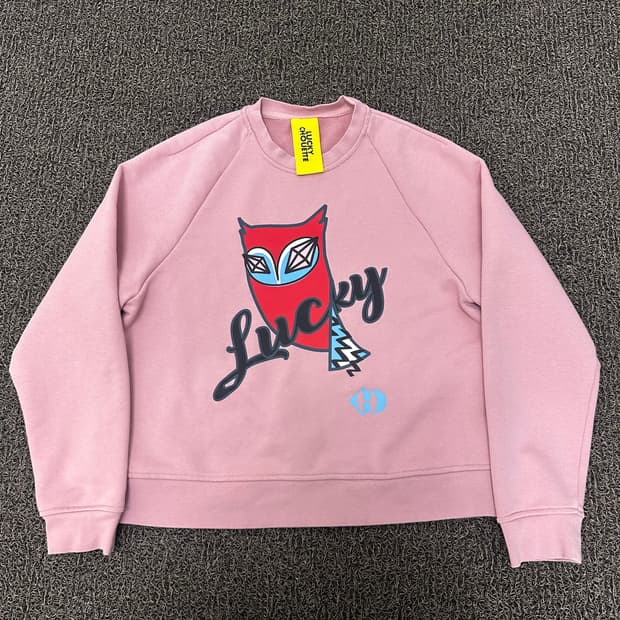 럭키슈에뜨 여성 맨투맨 핑크 36사이즈