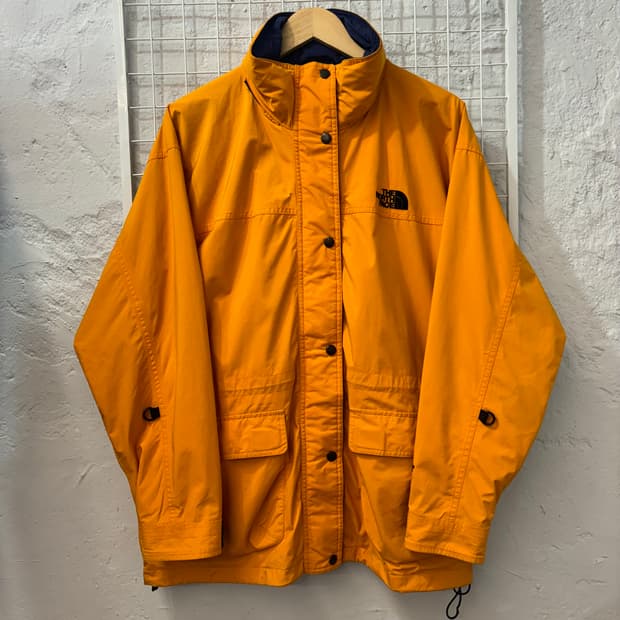 90s 노스페이스 GTX 옐로우 빈티지 바람막이 자켓 XL