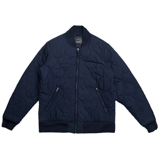 LEVIS 퀄팅 봄버 자켓 네이비 M