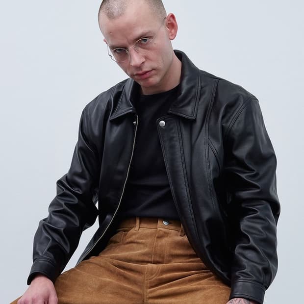 SUNFLOWER 90S BOMBER IN BLACK 48