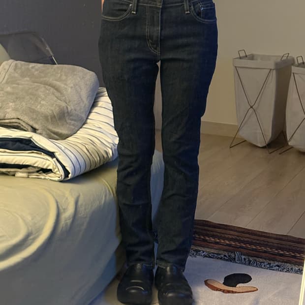 리바이스 511 미디라이즈 인디고 데님 팬츠