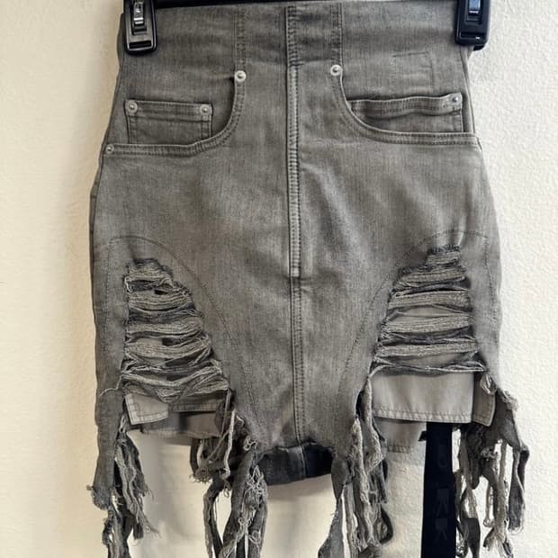 Rickowens dirt cut offs