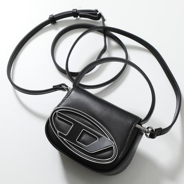 DIESEL 디젤 1DR XS 탑 핸들 미니 크로스백 블랙