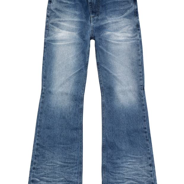 [2] 카미엔 kmien 크로스 다트 플레어 데님진청바지