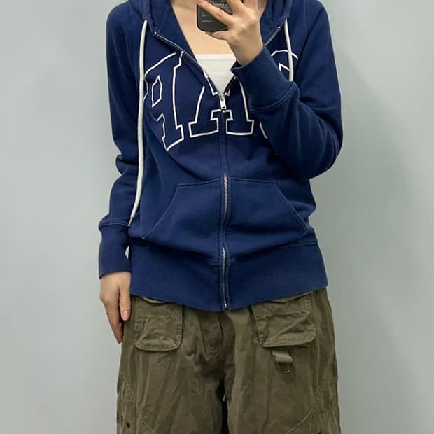 Gap 갭 네이비 후드집업